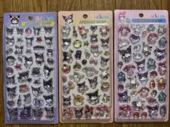 あ*す様 キャラクター ぷっくりシール シナモン マイメロ クロミ