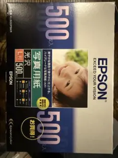 EPSON 写真用紙 光沢 L判 500枚入 KL500PSKRのサムネイル