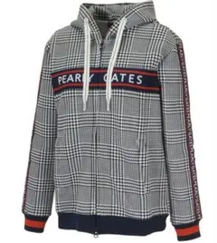 パーリーゲイツ　コットンダンボール グレンチェック パーカー　セットアップ