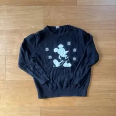 UNIQLO ミッキーマウス セーター 120cm 黒