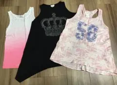 H&M Ponopo タンクトップ  140〜150cm 3枚組
