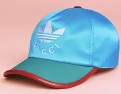「adidas x Gucci」2023SSコレクション　ベースボールキャップ
