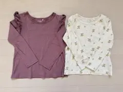 110cm 長袖ロンT 2点セット