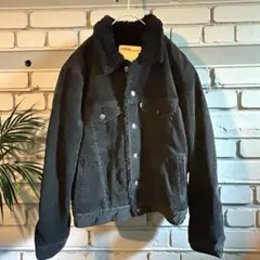 美品 エドウィン コーデュロイ ボアジャケット ジージャン 起毛 XL