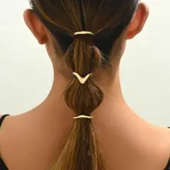 ヘアカフ セット ポニーフック 韓国 ヘアアクセサリー 高見え シンプル