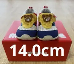 【ミキハウス】ダブルラッセルセカンドベビーシューズ⭐︎サンダルマルチカラー14.0