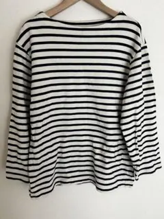 【無印良品】コットンボートネック長袖プルオーバー