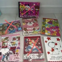 メモ帳 まとめ売り 4点セット スヌーピー (バラ売り可)