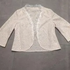 東京ソワール ピンク ボレロ 七分袖