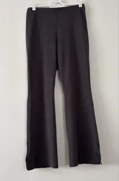 マメコラボ　ヒートテックウールブレンドフレアススリットレギンス