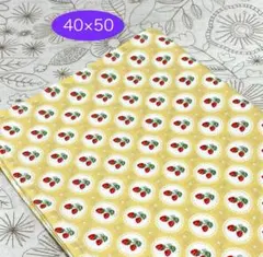 ★人気のいちご　イエロー★40×50 ランチクロス　給食ナフキン　女の子