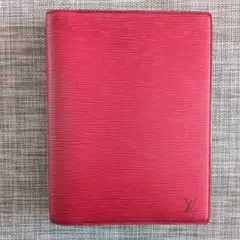 Louis Vuitton エピレザー 手帳カバー 赤アジェンダビューロー