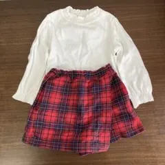 入園式　結婚式　セットアップ　女児　上90cm&下80cm￼