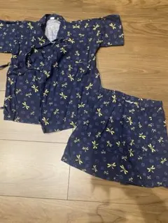 トンボ柄甚平 90cm