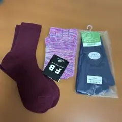 レディースソックス 5本指 とくるぶしソックス2つ新品、未使用