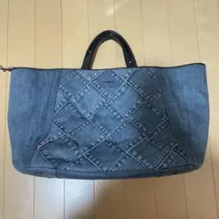 DIESEL デニム トートバッグ 編み込み