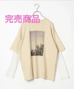 今季完売商品✨袖レースレイヤード長袖 LEPSIMのサムネイル