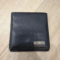 Calvin Klein ブラックレザー コインケース