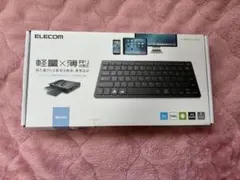 エレコム　ワイヤレスキーボード　Bluetooth ブラック