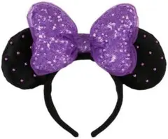 ミニー 紫 パープル カチューシャ ディズニー 2024