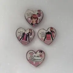 日*1様 春音あいら ハート缶バッジ プリティーシリーズ10周年×プリズム