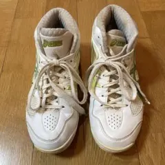 ASICS バスケットシューズ ホワイト/グリーン
