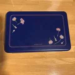 花柄ネイビー小物入れ