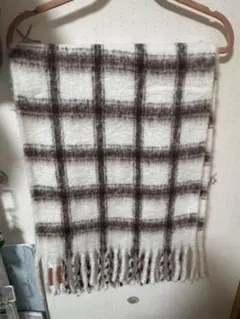 チェック柄ストール STL-B02