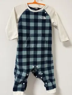 THE NORTH FACE チェック柄ロンパース 80サイズ