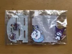ちいかわ サンリオキャラクターズ レイヤーアクリルスタンド モモンガ×クロミ