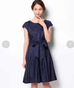 green label relaxing ネイビー 半袖 ワンピース M