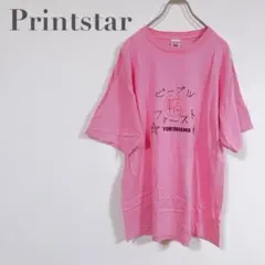 f172【プリントスター】プリントTシャツ　大きいサイズ【XXL】　着回し