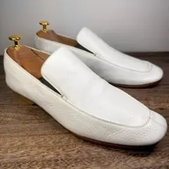 ◆REGAL◆リーガル 24.5cm スリッポン 白 ホワイト メンズ レザー