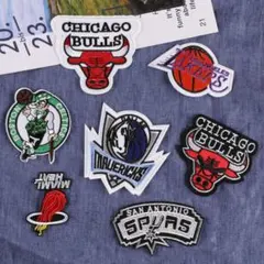 NBA　7枚セット　チーム　刺繍　パッチセット　アメリカン