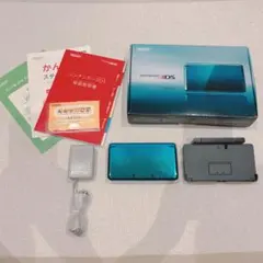 Nintendo 3DS 3ds アクアブルー　箱あり　ニンテンドー　任天堂