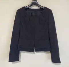 アンタイトル ノーカラー ジャケット 2 秋冬 グレー系