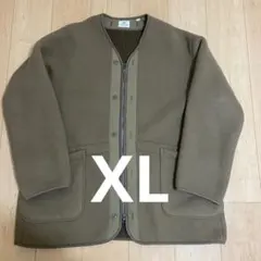 ユニクロ×エンジニアードガーメンツノーカラーフリースコート ベージュ