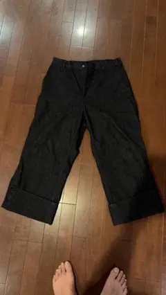 Yohji Yamamoto B コットンクロップドパンツ サイズ3のサムネイル