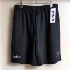 【値下】MLBヤンキース　ラインストーン　刺繍　ハーフパンツ　ショートパンツ3Lのサムネイル