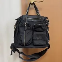 PECHINCHAR ペシンシャ ポケットデザイントートバッグ ブラック