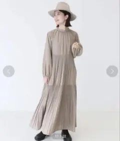 2025ss Spick & Span ローンティアードマキシワンピース - メルカリ