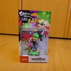新品 amiibo アミーボ スプラトゥーン ボーイ ネオングリーン