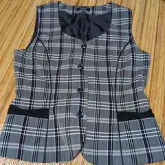 事務服【used品】 ハイナック　チェック ベスト9号