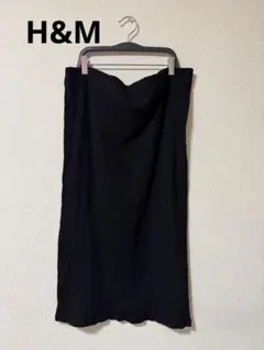 H&M リブタイトスカート　ブラック