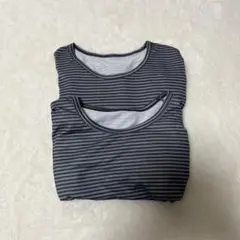ストライプ長袖アンダーシャツ　160サイズ