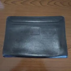 Burberrys ブラックレザー クラッチバッグ