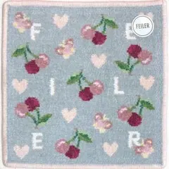 フェイラー　タオルハンカチ　キープスマイリングチェリー