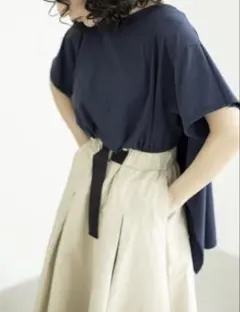 OSMOSIS オズモーシス バックレイヤードＴシャツ 半袖のサムネイル