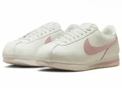 【1点限り、新品、即購入OK】W NIKE コルテッツ 白ピンク 25cm