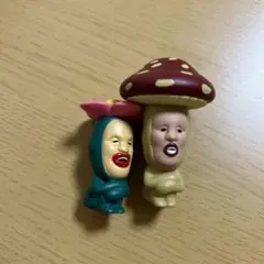 こびとづかん ソフビフィギュア　ベニキノコビト　リトルハナガシラ